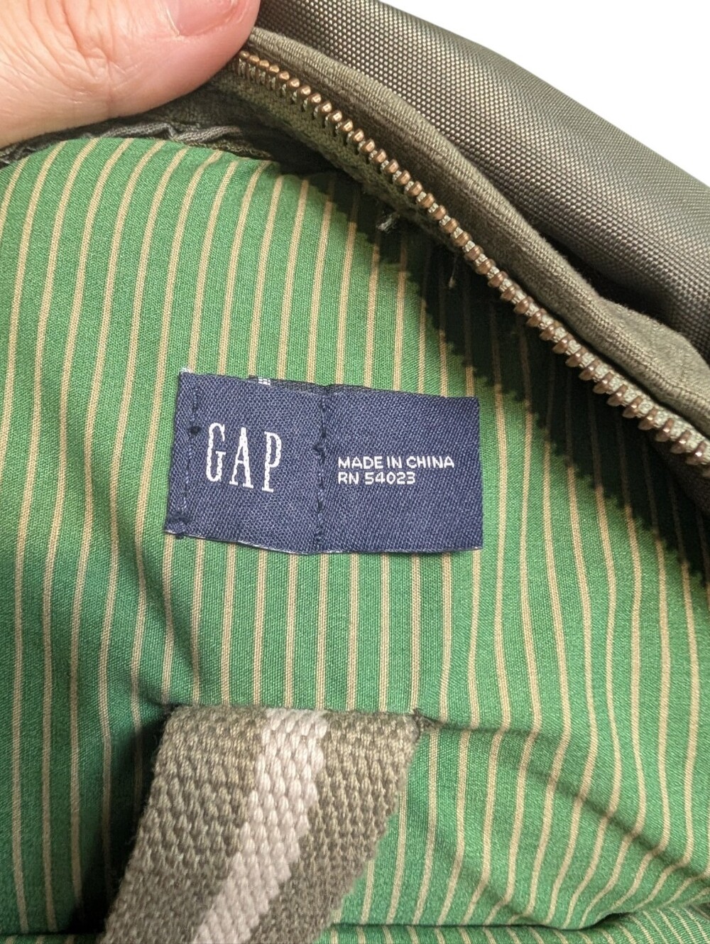 GAP Utility Nylon Backpack | Y2K Gorpcore Cargo Backpack | Army Green - Picture 6 of 15